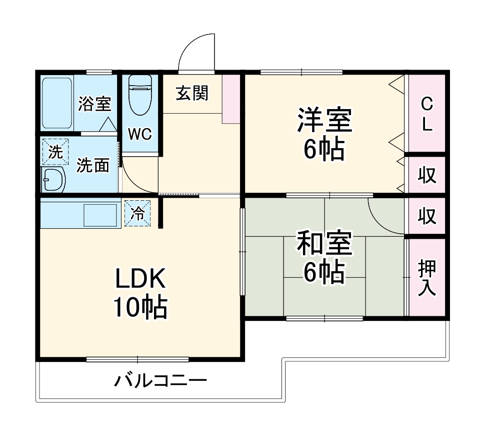 グリーンハイツヤマモの間取り