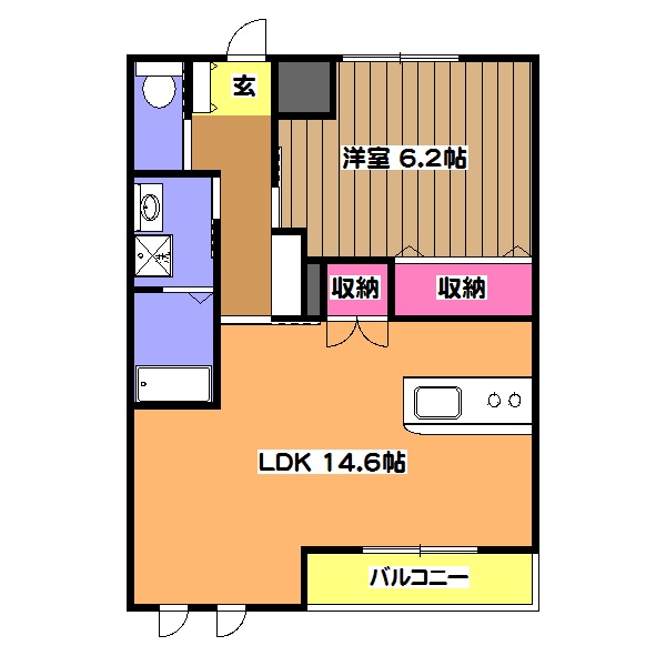 ディアベルジュの間取り