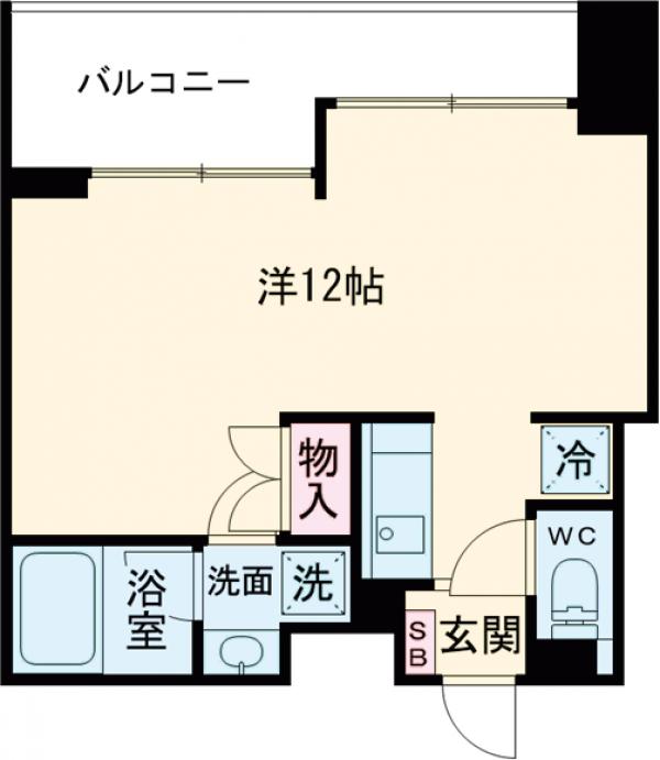スクエアガーデン池袋の間取り