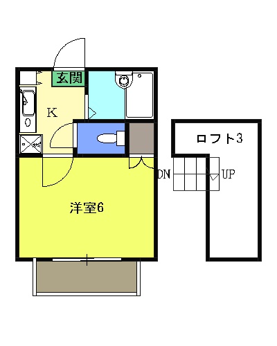 チェスナッツ224の間取り