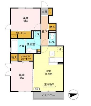 ダイアモンド・ティアラの間取り