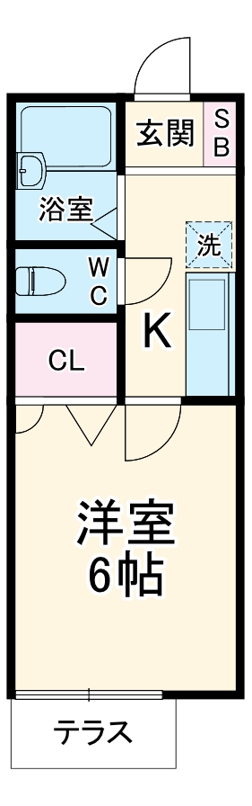 エースメゾン3の間取り