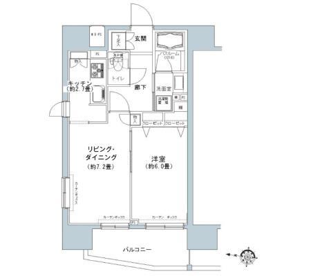 パークキューブ板橋本町の間取り
