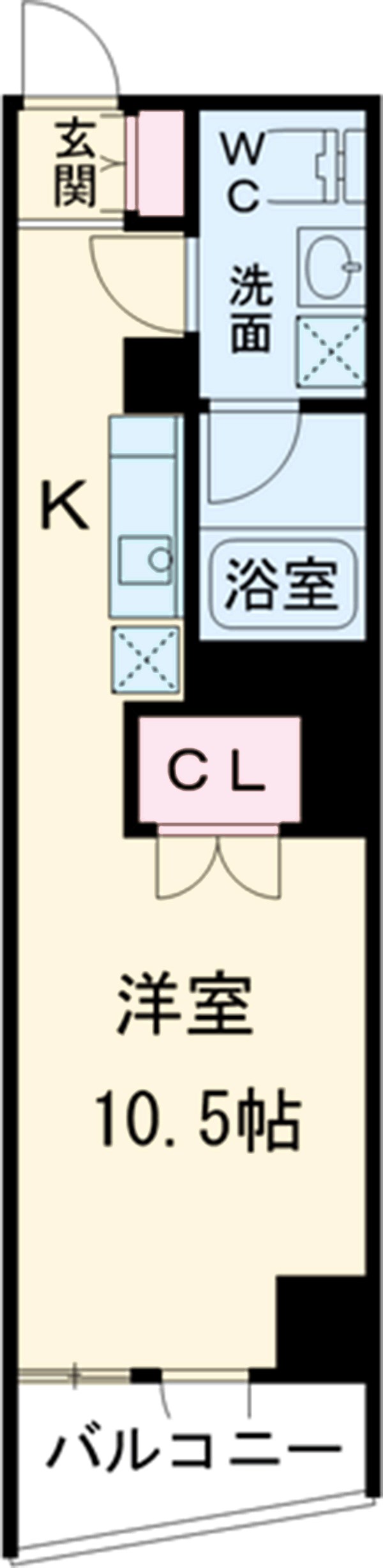 フェリオ池袋の間取り