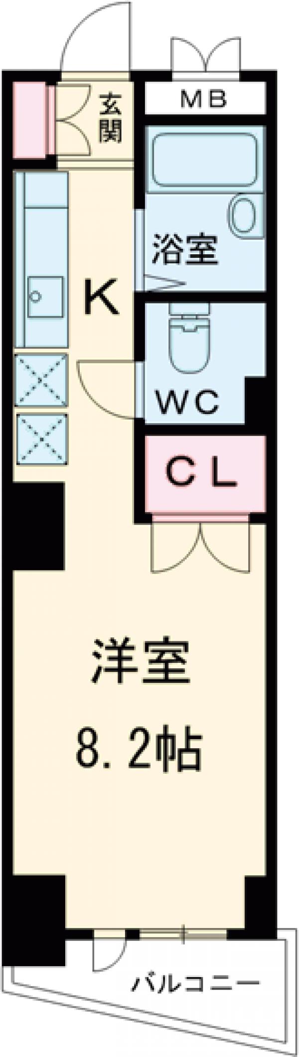 フェリオ池袋の間取り