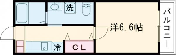 Ｌａ　ｖｉｔａ竹ノ塚の間取り
