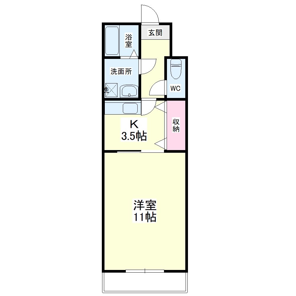 リアライズ掛川Ⅲの間取り