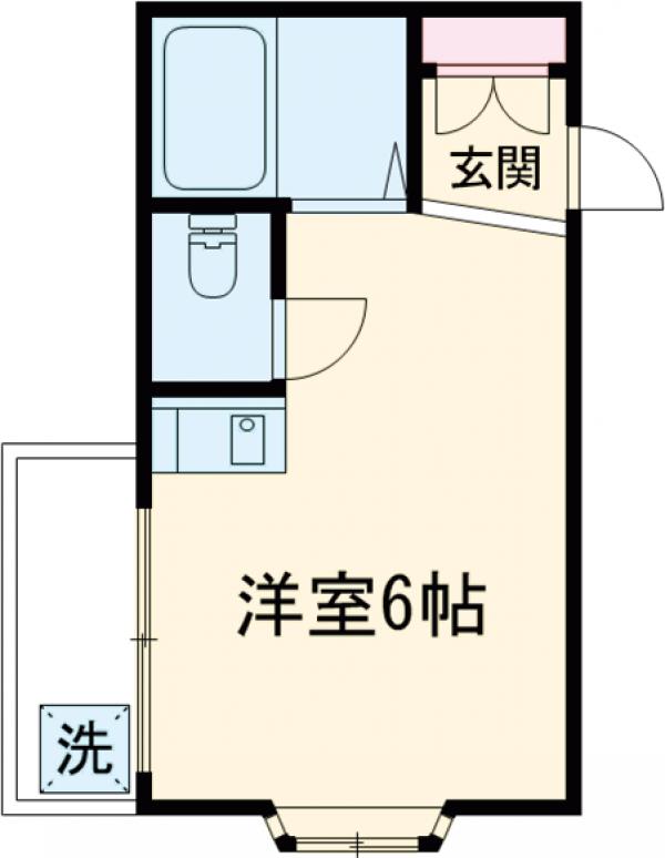 ハイツフィールドⅠの間取り