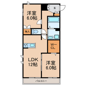 メゾン・ソラーナの間取り