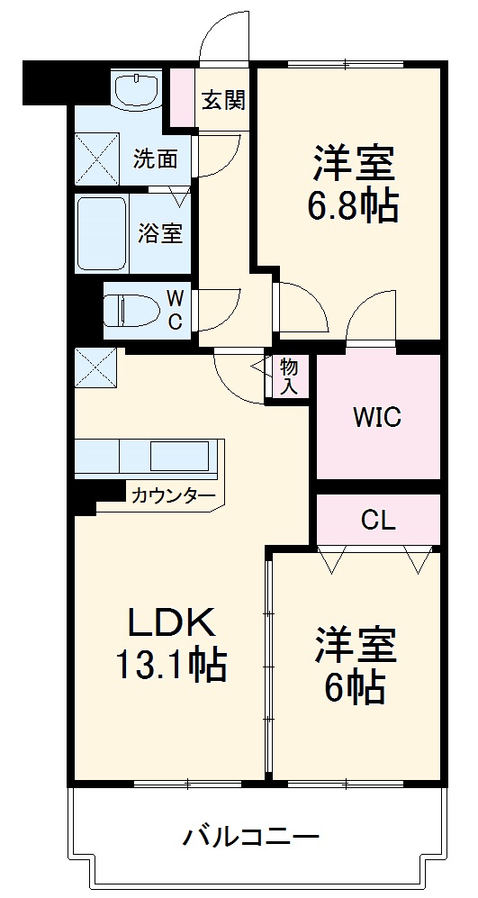 グランストーク下平川の間取り