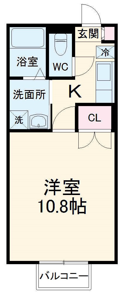 アムール エフ 1番館の間取り