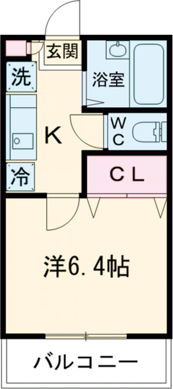 リリックコート梅田の間取り