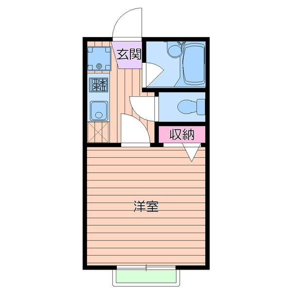 パークフォーラム竹の塚Bの間取り
