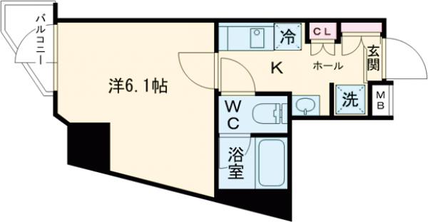 ラフィスタ池袋の間取り