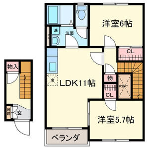 Louvre Mizunoの間取り