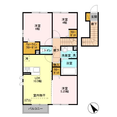 ルピナスの間取り