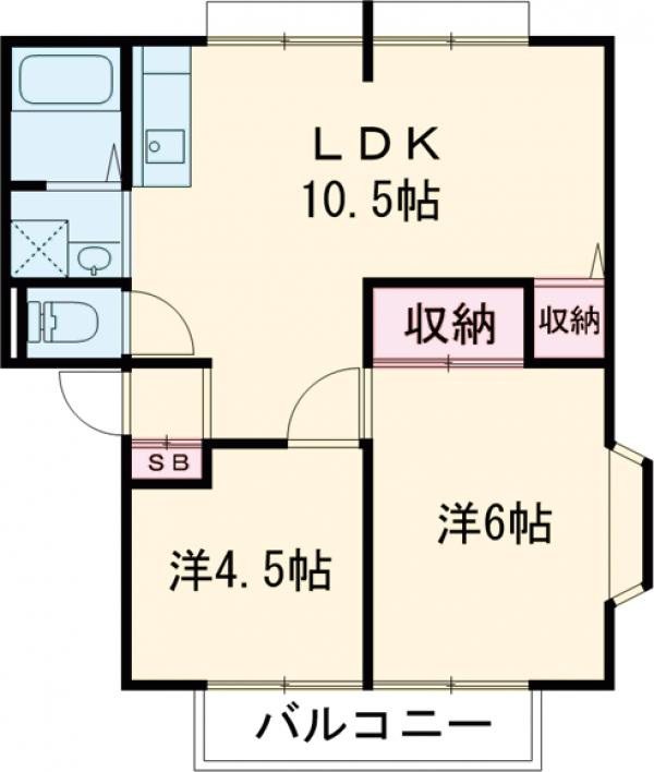 健光ハイツの間取り