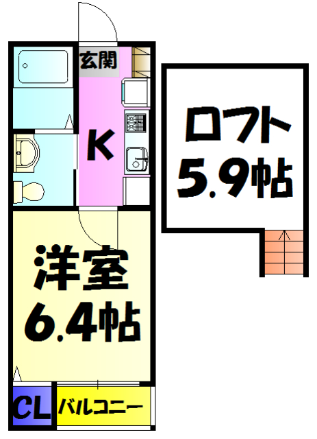 コンパートメントハウス検見川の間取り