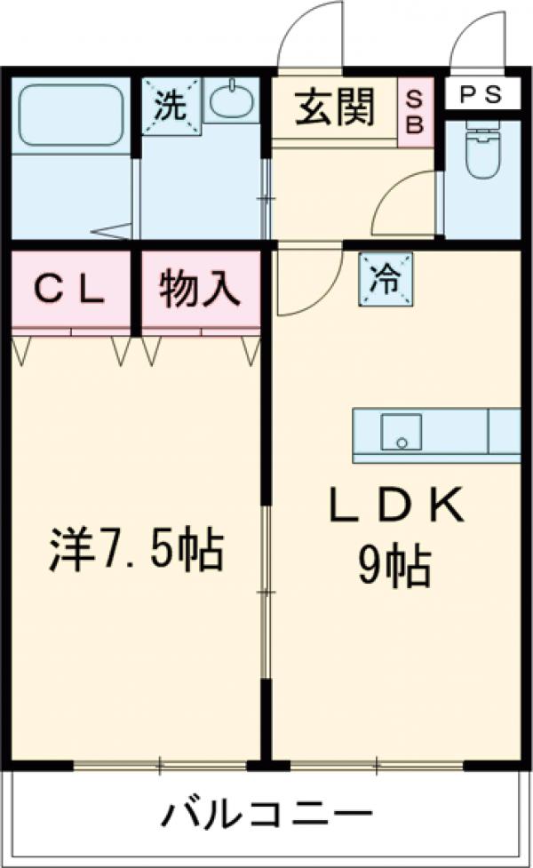 エルミタージュの間取り