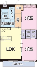 ぐりーんはうすの間取り