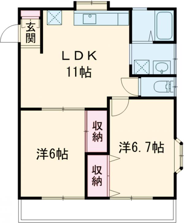 ルミエールの間取り