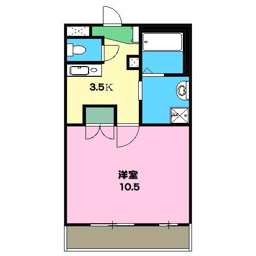 ⅡカーサベッロKの間取り