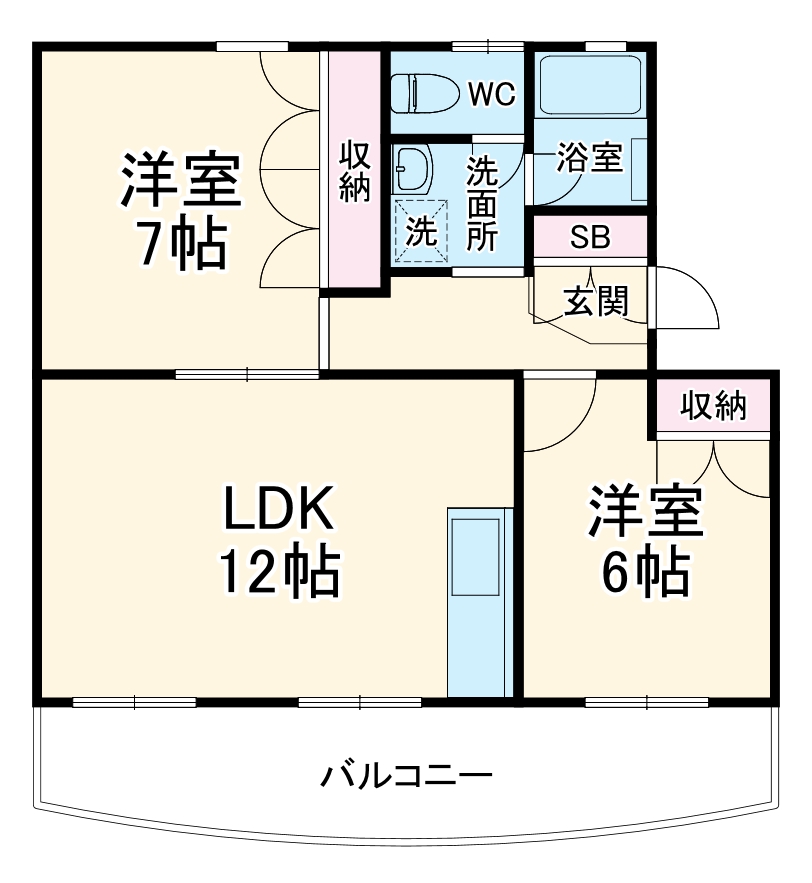 小石川マンションの間取り