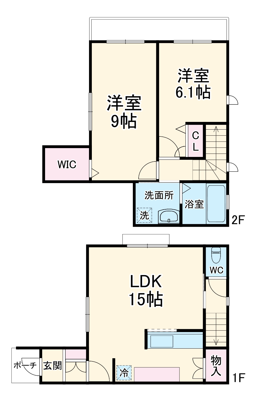 フォレストメゾン八千代A棟の間取り