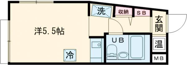 スカイハイツ目白の間取り