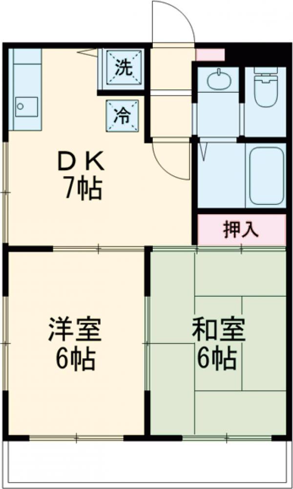 コーポドルミオの間取り