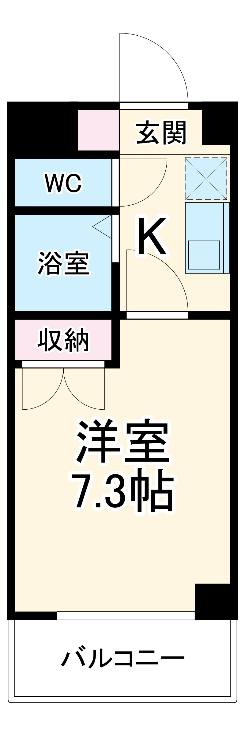 セントラルハイツ滝川の間取り