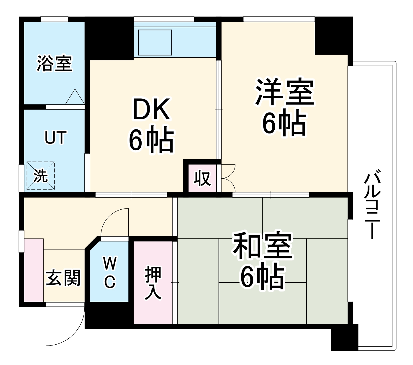 セントラルハイツ駒方の間取り