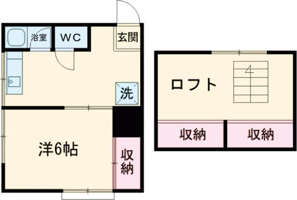 第二橘荘の間取り