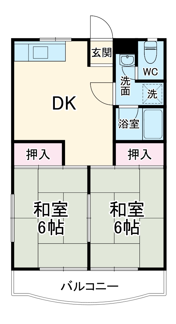 レジデンス光和102棟の間取り