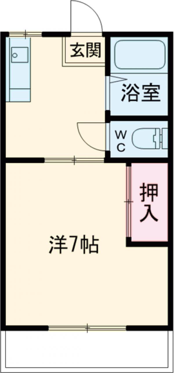 麻生ハイツの間取り