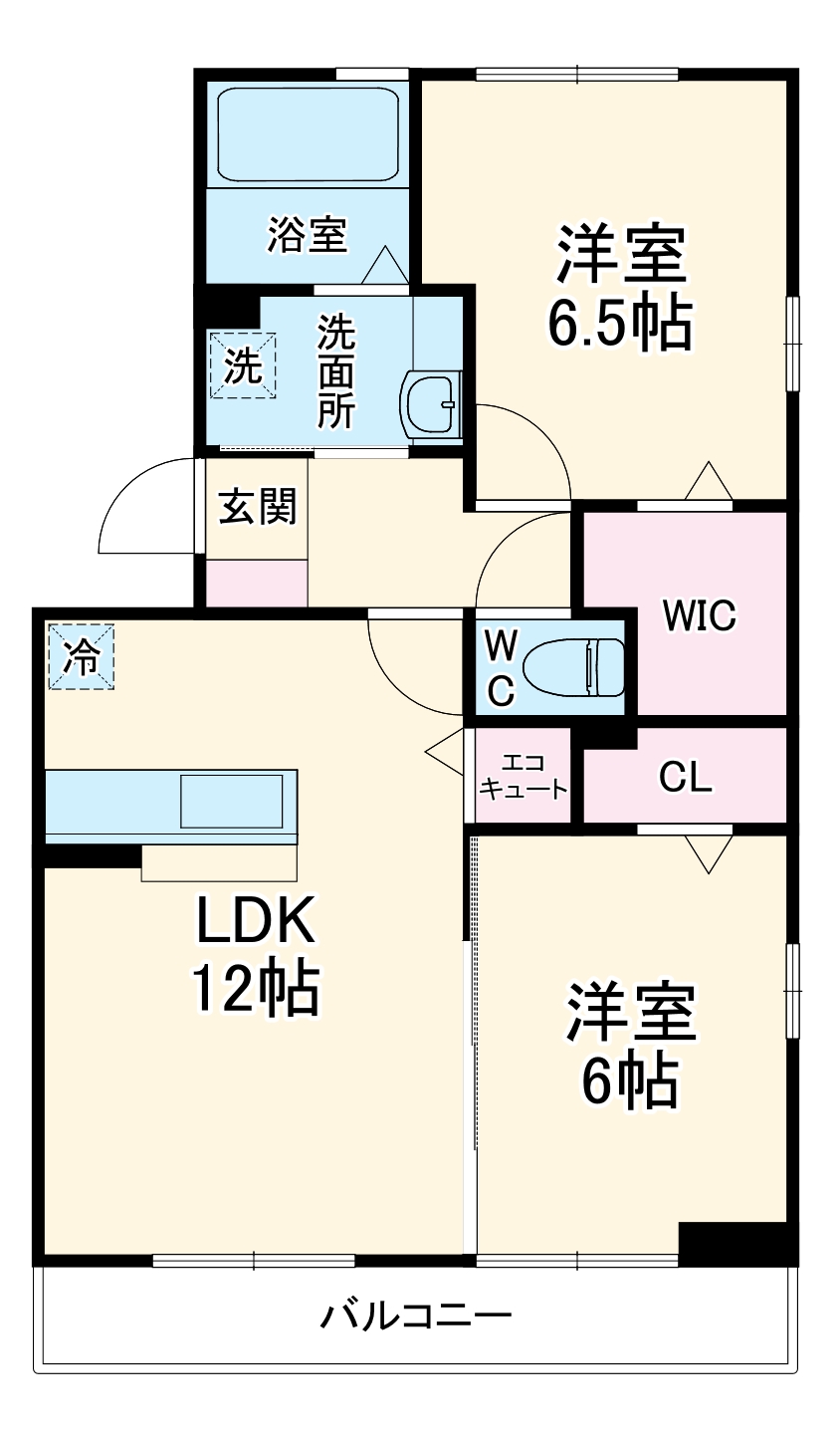 カーサ リュミエールの間取り