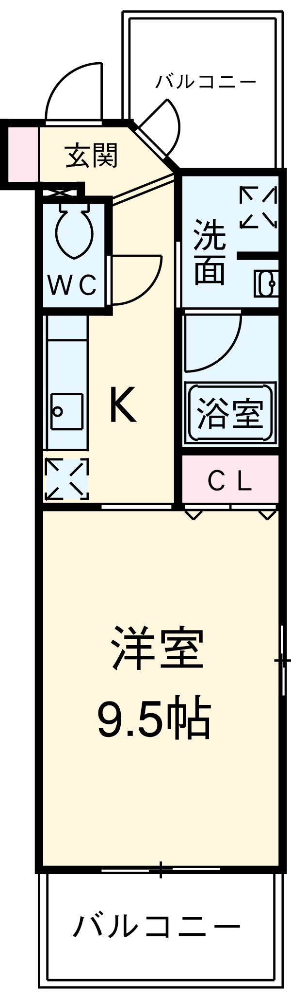 CASTELLO LUSSOの間取り
