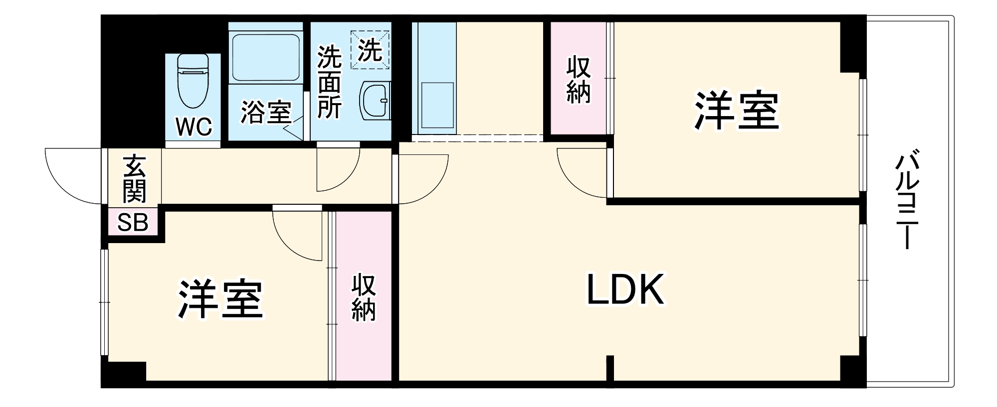 マンション森の間取り