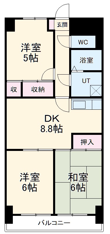 マンション森の間取り