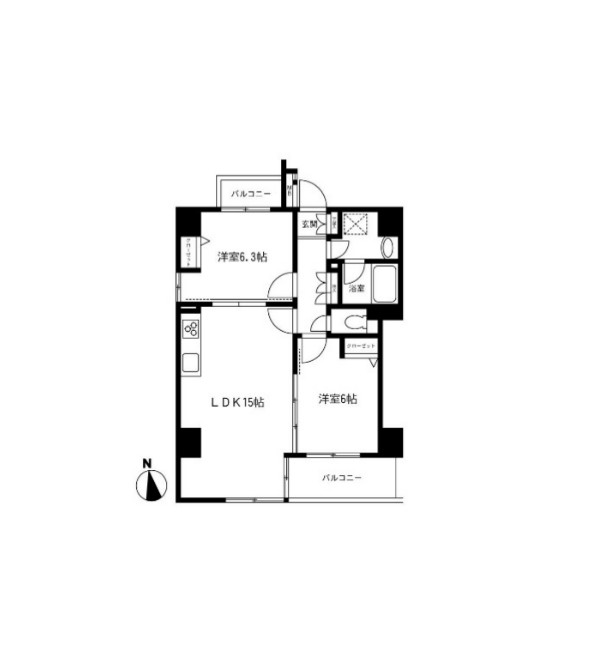 ルクソール スターの間取り