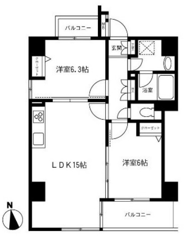 ルクソール スターの間取り