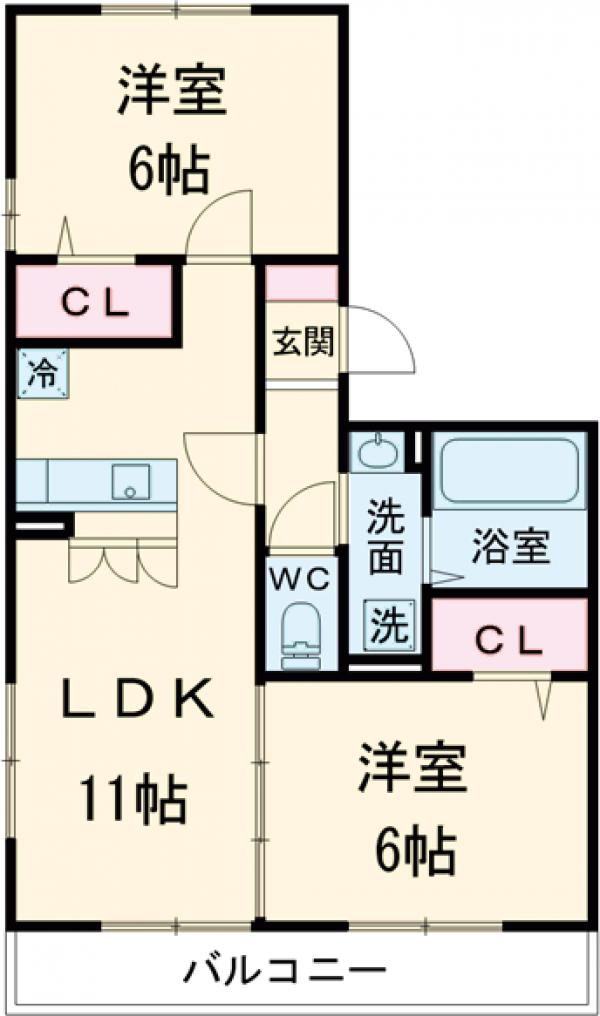 ファミール妙典の間取り