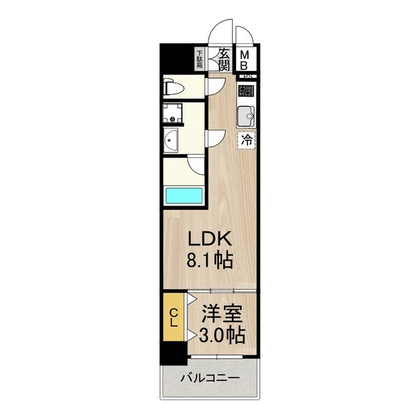 セノアタワー泉の間取り