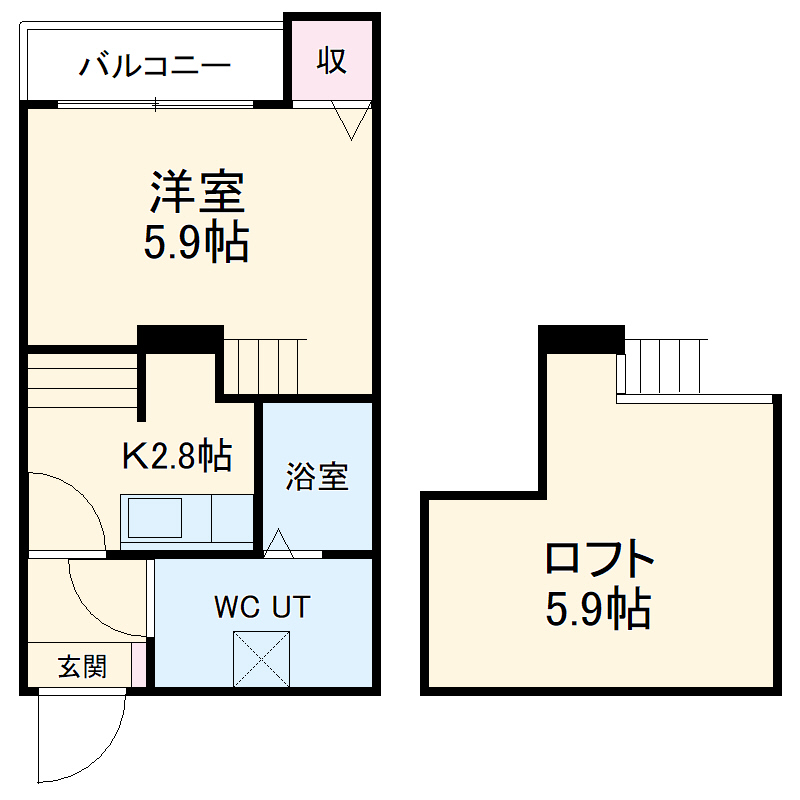エスパス・リブレの間取り