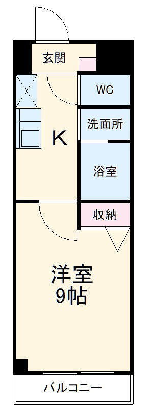 サンパティーク東片端の間取り