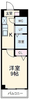 サンパティーク東片端の間取り