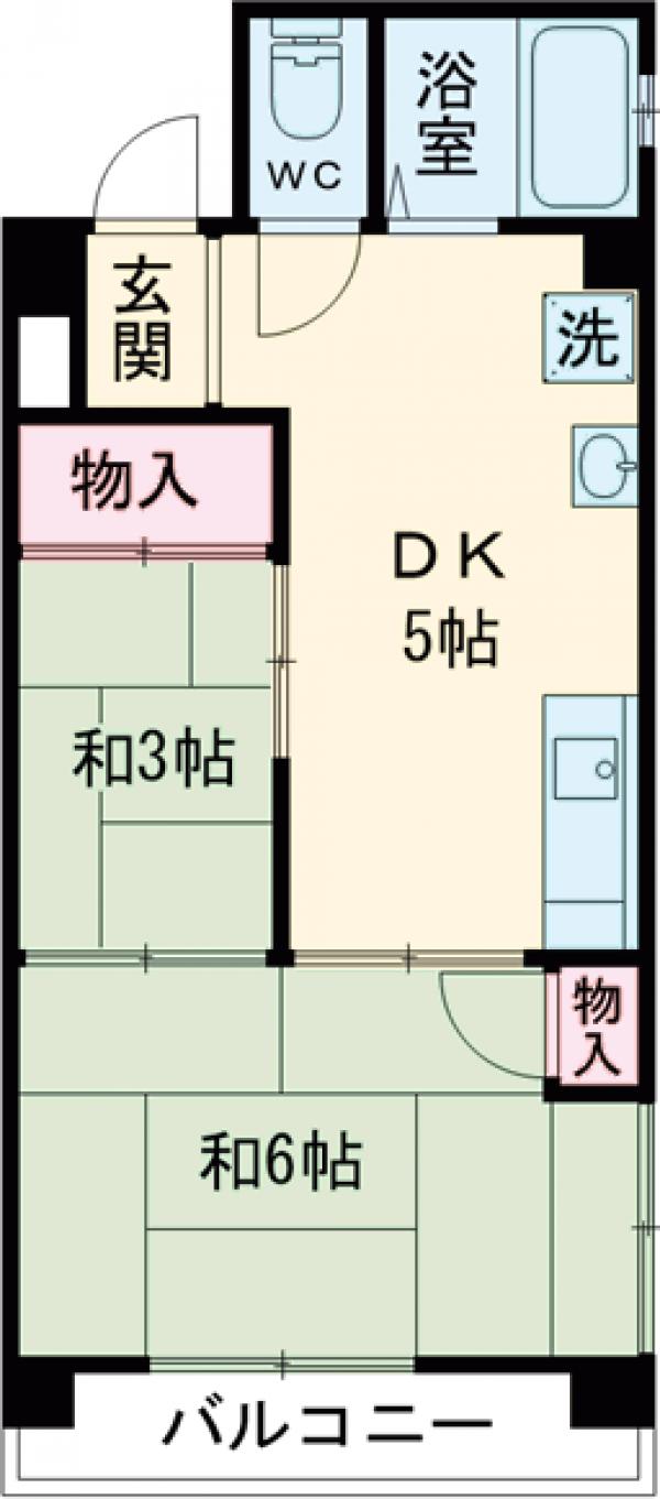 一ツ橋マンションの間取り