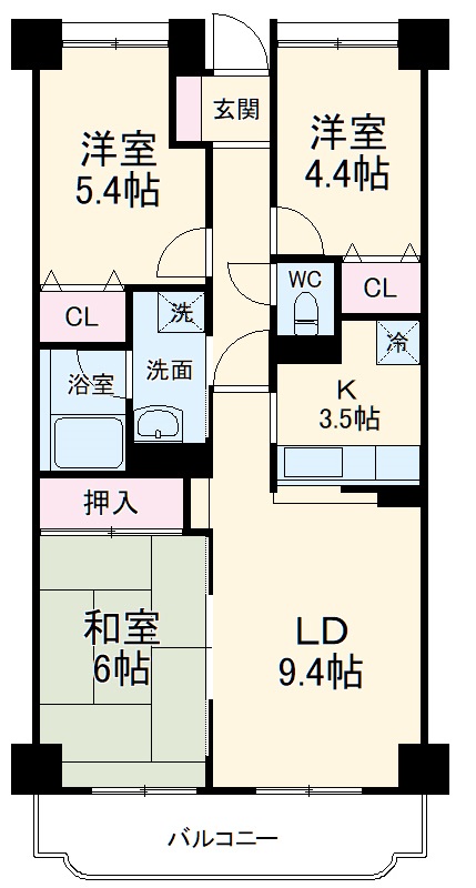グレースコート志村の間取り