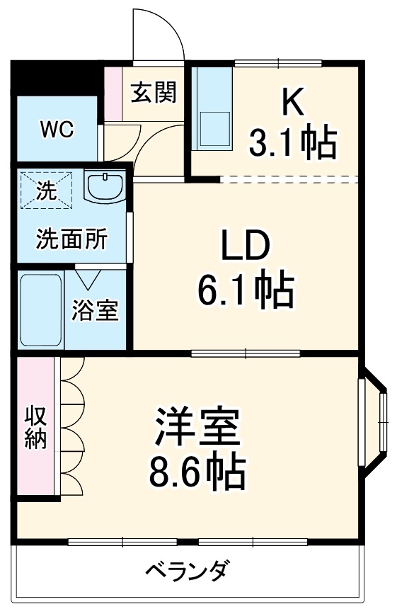サンタ ピュアリの間取り