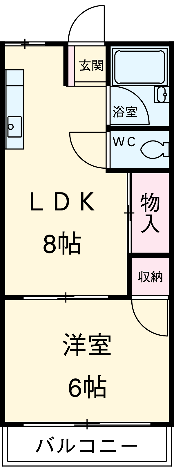 大野マンションの間取り